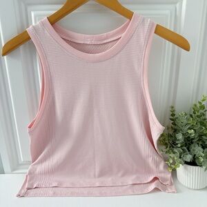 Lululemon Sleeveless Ribbed Tank Top - Light Pink 4